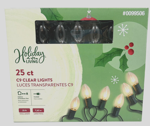Holiday living 25ct - 25ct, clear