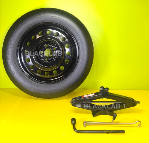 Spare tire 155 with - tire, jack