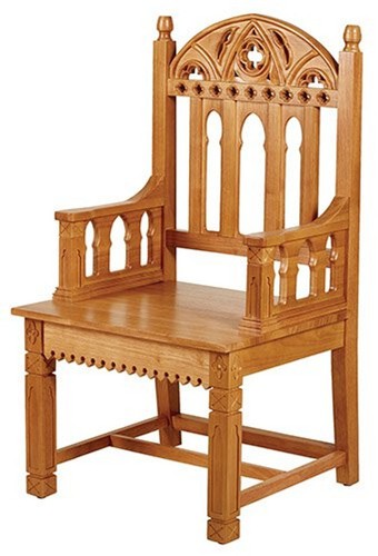 Celebrant chair gothic - celebrant, chair,