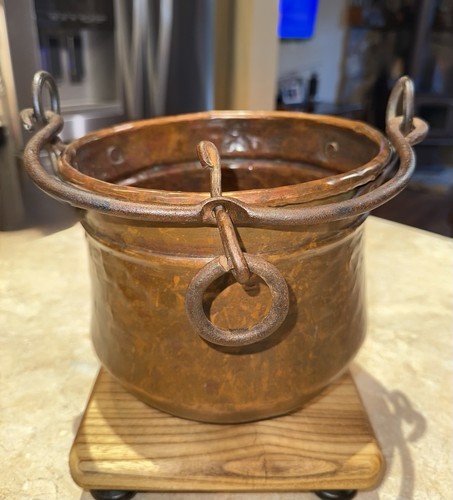 Antique copper hammered - antique,