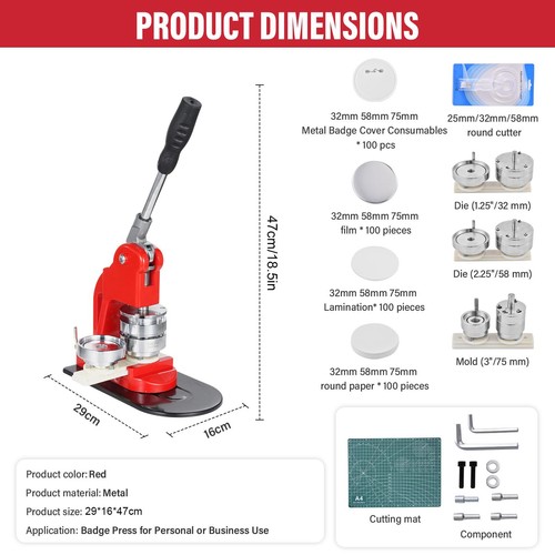 Button maker machine - button,