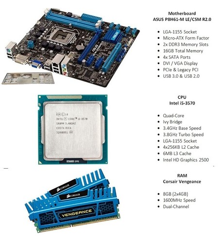 Asus p8h61 csm - r2.0, mobo