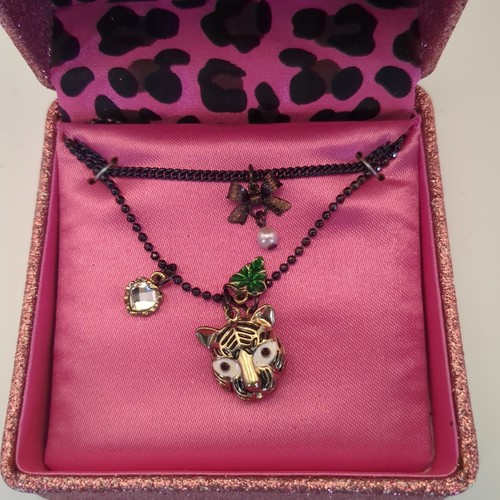 Betsey johnson leopard face - betsey,