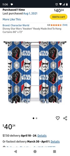 Disney star wars - disney, curtain
