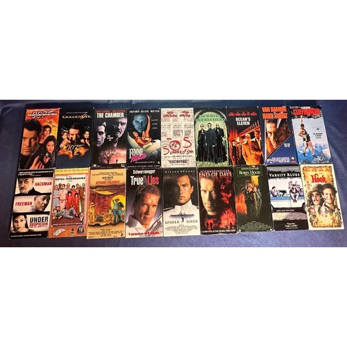 Mixed lot action - movie, vhs