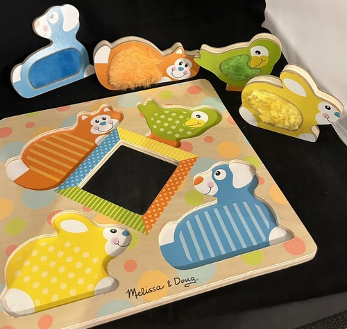 Melissa and doug wooden puzzle - and,
