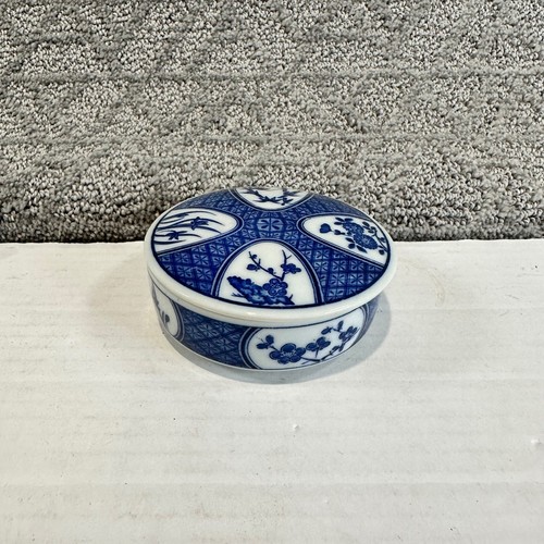 Vintage blue white porcelain - blue,