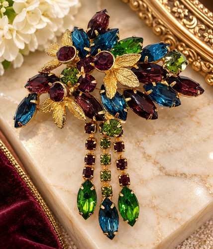 Vintage 1960s jewel tone - 1960s, jewel-tone