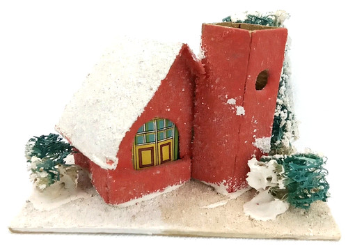Antique 1940s putz house - antique,