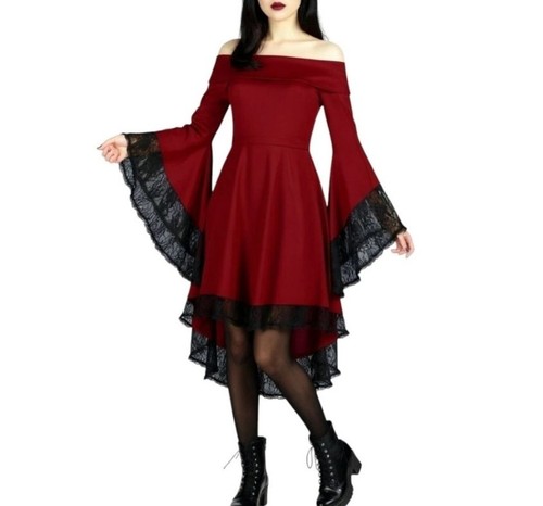 Burgundy goth princess - burgundy,