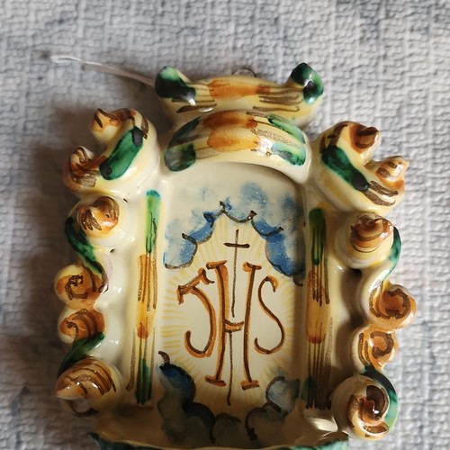 Ceramic wall mounted christian - ceramic, wall-mounted