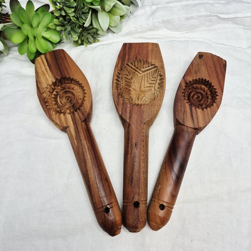 Handmade wooden maamoul mold - wooden,