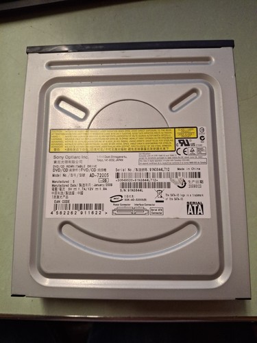 Sony optiarc dvd rewritable - sony,
