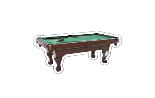 Pool table sticker decal - pool,