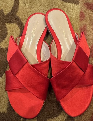 Gianvito rossi obi red satin - gianvito,
