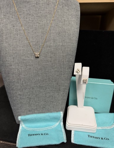Tiffany 18k yg diamond - &,