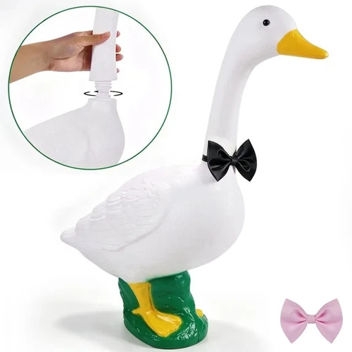 Plastic porch goose - plastic,