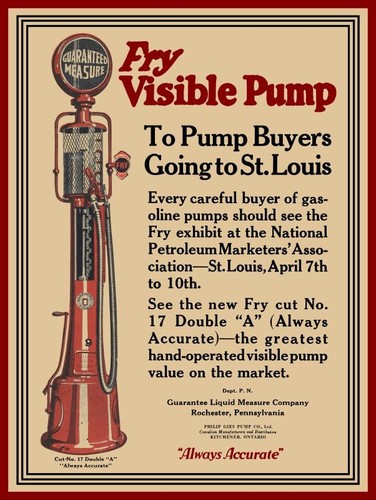 1924 fry visible - visible, gas