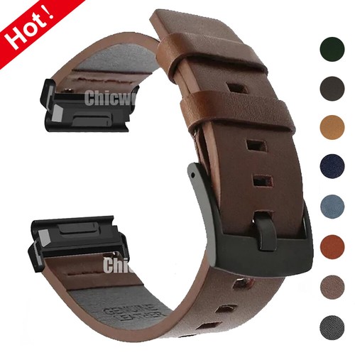 Leather band strap for - strap, garmin