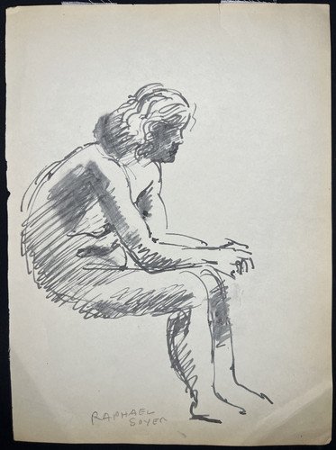 Sitting female figure - sitting, figure-1960s