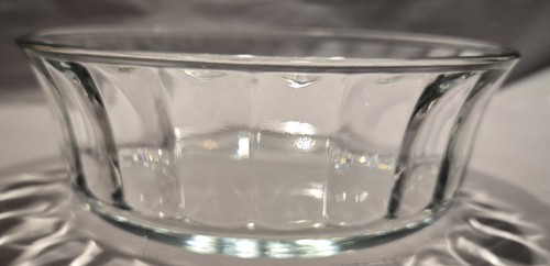 Clear fluted pattern glass - clear,