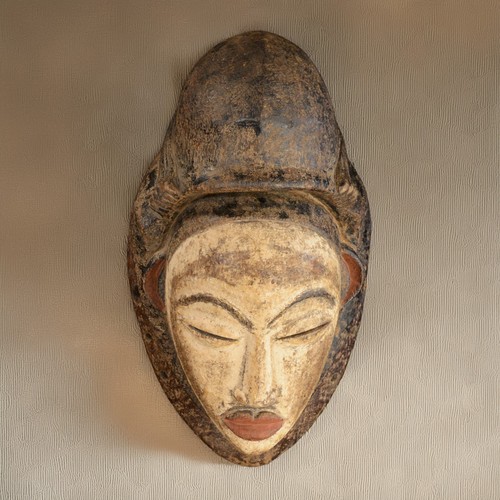 African punu mask - african,