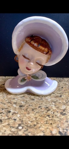 Vtg lefton ginger lady - lady, head