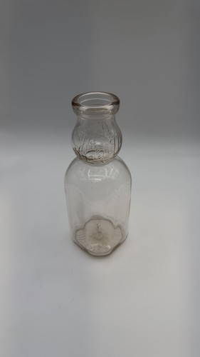 Vintage clear glass h - clear,