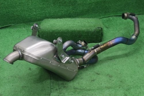 Arrow exhaust muffler titanium - arrow,