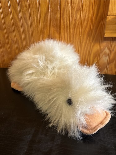Vintage googles white plush - vintage,
