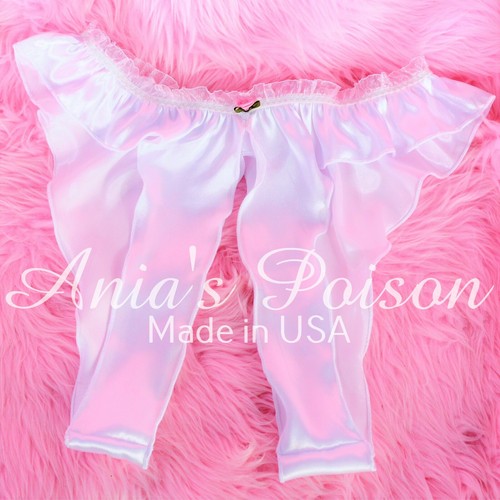Vtg style white satin shiny - satin,