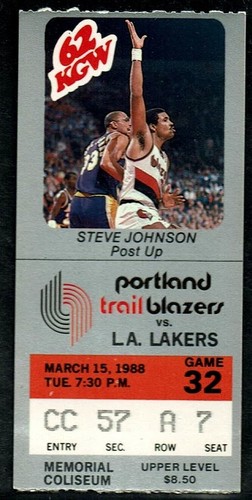 1987 basketball ticket - 1987-88,