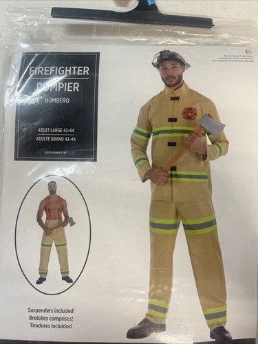 Firefighter fire man yellow - firefighter,