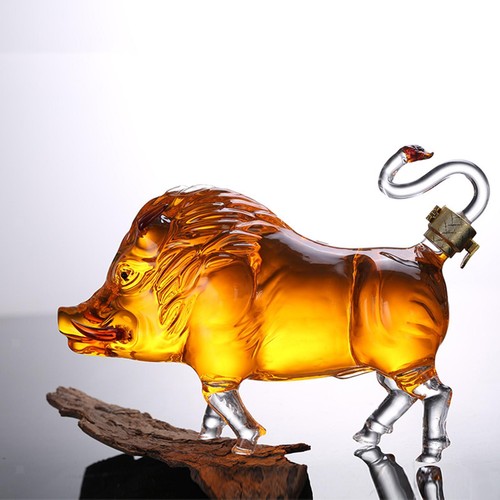 Animal wine decanter - wine,