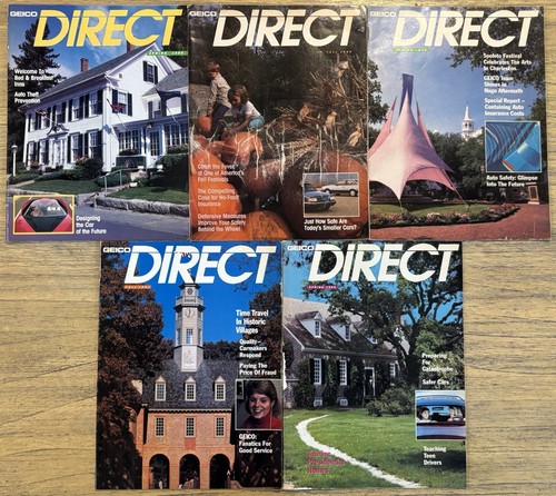 Geico direct magazine - 5, lot