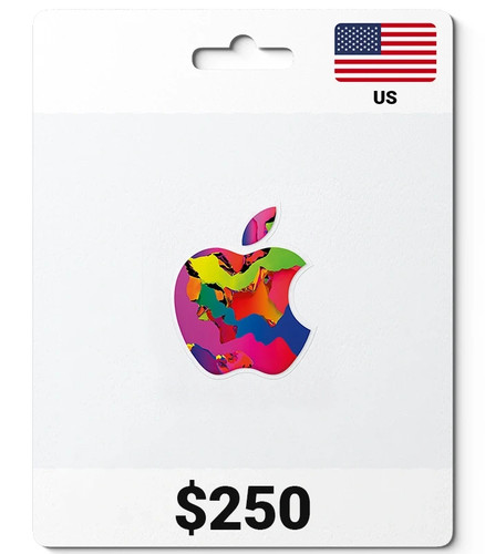 250 apple gift card - card, no