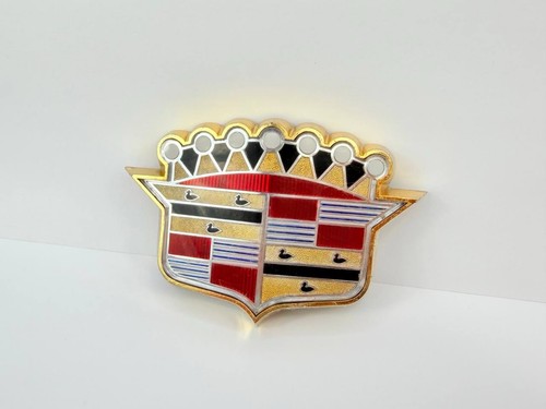1953 cadillac hood emblem - cadillac,