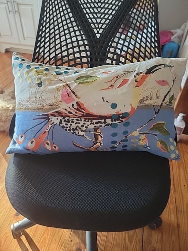 Beautiful embroidered pillow - embroidered,