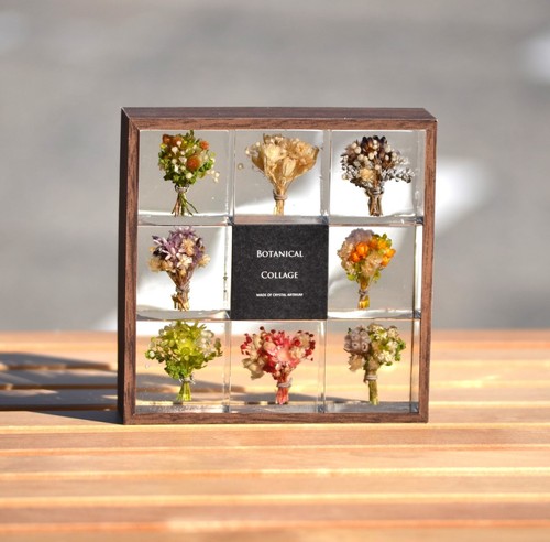 Handcrafted botanical collage - handcrafted,