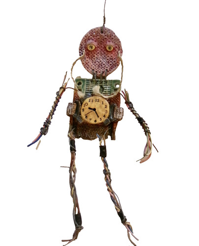 Sculpture assemblage art - assemblage,