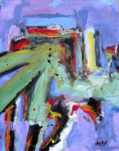Modern abstract original art - original,