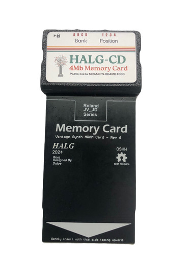 Roland akai memory data card - data,