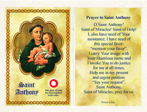 Saint anthony with prayer - st.,