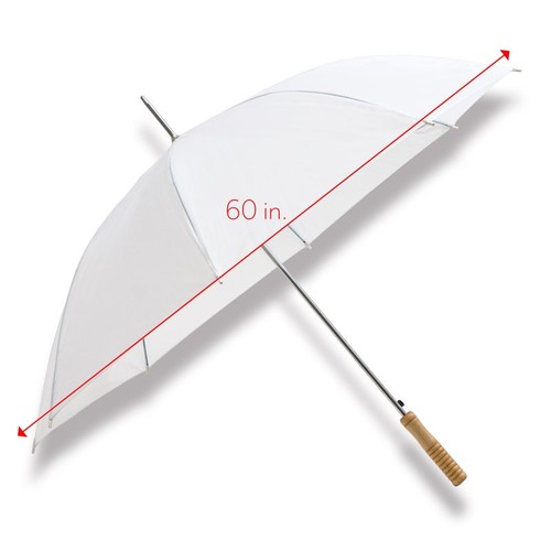 White wedding umbrellas 2 - 60",
