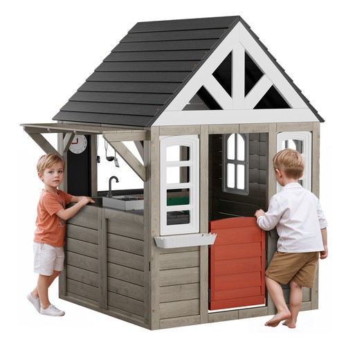 Vevor outdoor wooden playhouse - vevor,