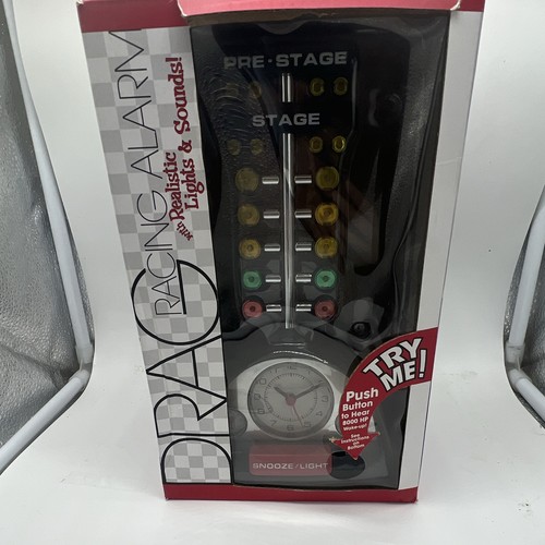 Drag racing alarm clock - clock, analog