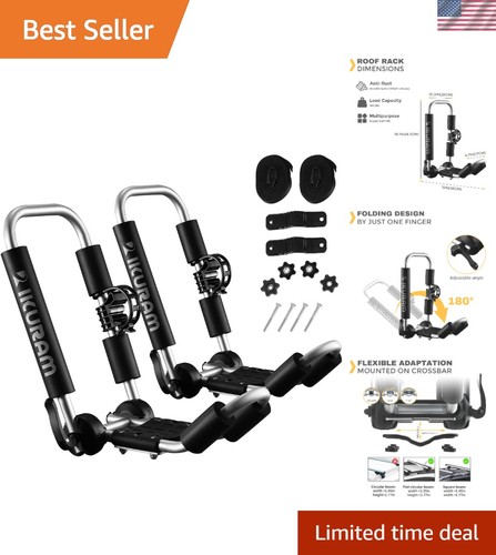 Durable rooftop rack - 3-in-1,