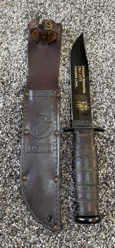Vtg bar usmc - ka-bar,