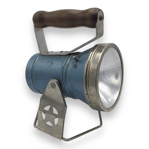 Vintage blue star headlight - blue, &
