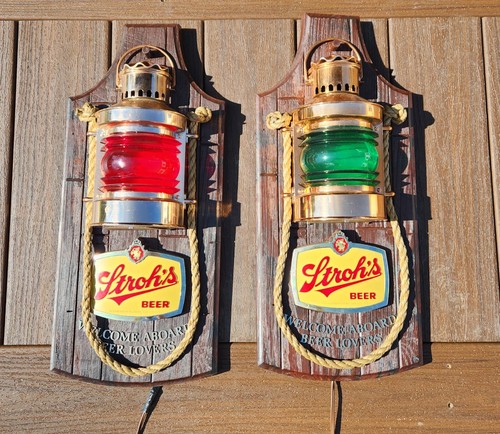 Vintage red green stroh s - vintage, stroh's